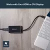 StarTech.com USB 3.0 zu HDMI Adapter mit 1x USB, USB zu HDMI Monitor Konverter für Windows (keine Unterstützung für macOS/ChromeOS/Linux) - TAA