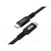 USB-Kabel Microconnect USB4CC05-240W 0,5m USB C 40 Gbit/s Schwarz