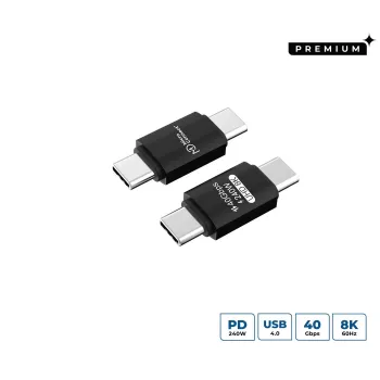 Microconnect USB4-CC-240W USB-Kabel 0 m USB C Schwarz