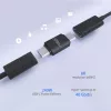 Microconnect USB4-CC-240W USB-Kabel 0 m USB C Schwarz