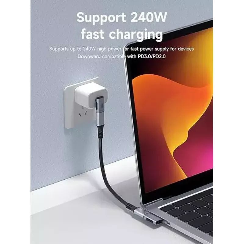 Microconnect USB4-CCFA-240W USB-Kabel 0 m USB C Schwarz