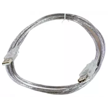 Microconnect USBAAF2T USB-Kabel USB 2.0 1,8 m USB A Transparent