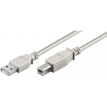 Microconnect USBAB2 USB-Kabel USB 2.0 1,8 m USB A USB B Weiß