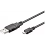 Microconnect USBABMICRO3 USB-Kabel USB 2.0 3 m USB A Micro-USB B Schwarz