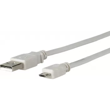 Microconnect USBABMICRO3G USB-Kabel USB 2.0 3 m USB A Micro-USB B Grau