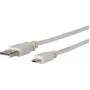 Microconnect USBABMICRO5G USB-Kabel USB 2.0 5 m Micro-USB B USB A Grau