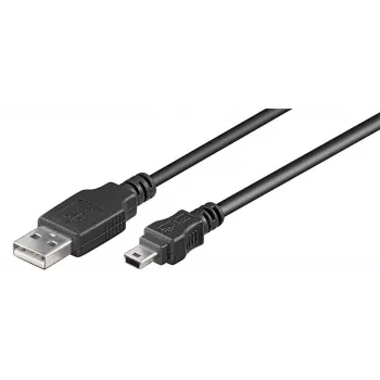 Microconnect USBAMB52 USB-Kabel USB 2.0 1,8 m USB A Mini-USB B Schwarz
