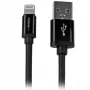 StarTech.com 2 m (6 ft.) USB auf Lightning Kabel – Langes iPhone / iPad / iPod Ladekabel – Lightning auf USB Kabel – Apple MFi zertifiziert – Schwarz