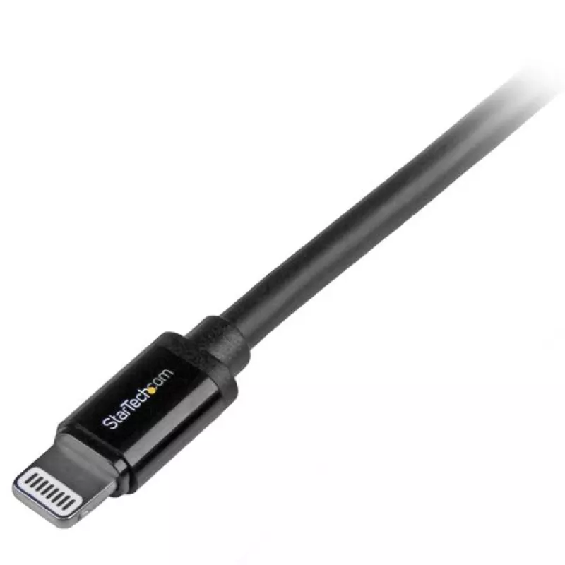 StarTech.com 2 m (6 ft.) USB auf Lightning Kabel – Langes iPhone / iPad / iPod Ladekabel – Lightning auf USB Kabel – Apple MFi zertifiziert – Schwarz