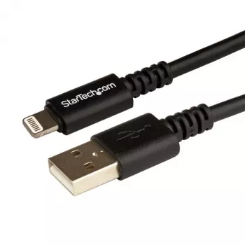 StarTech.com 3 m (10 ft.) USB auf Lightning Kabel – Langes iPhone / iPad / iPod Ladekabel – Lightning auf USB Kabel – Apple MFi zertifiziert – Schwarz