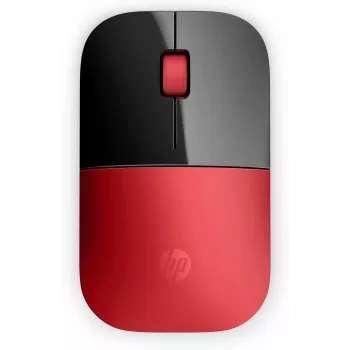 HP Z3700 Rote Wireless-Maus, beidhändig, Optisch, RF Wireless, 1200 DPI, Rot