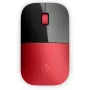 HP Z3700 Rote Wireless-Maus, beidhändig, Optisch, RF Wireless, 1200 DPI, Rot