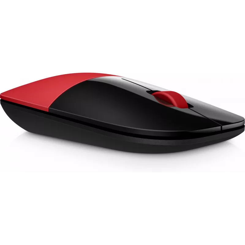 HP Z3700 Rote Wireless-Maus, beidhändig, Optisch, RF Wireless, 1200 DPI, Rot