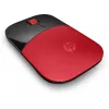 HP Z3700 Rote Wireless-Maus, beidhändig, Optisch, RF Wireless, 1200 DPI, Rot