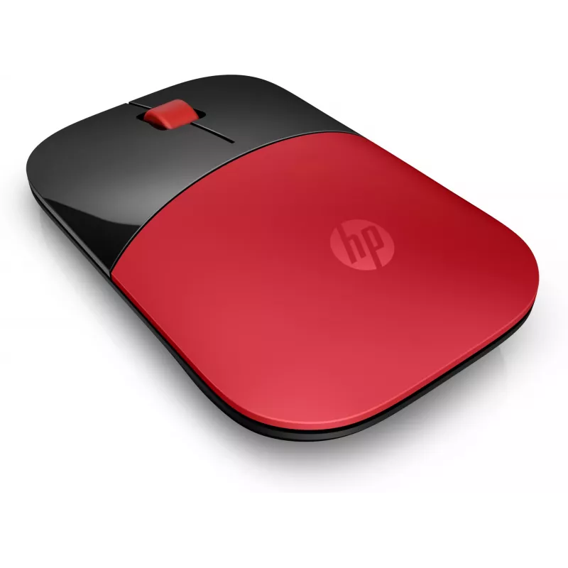 HP Z3700 Rote Wireless-Maus, beidhändig, Optisch, RF Wireless, 1200 DPI, Rot