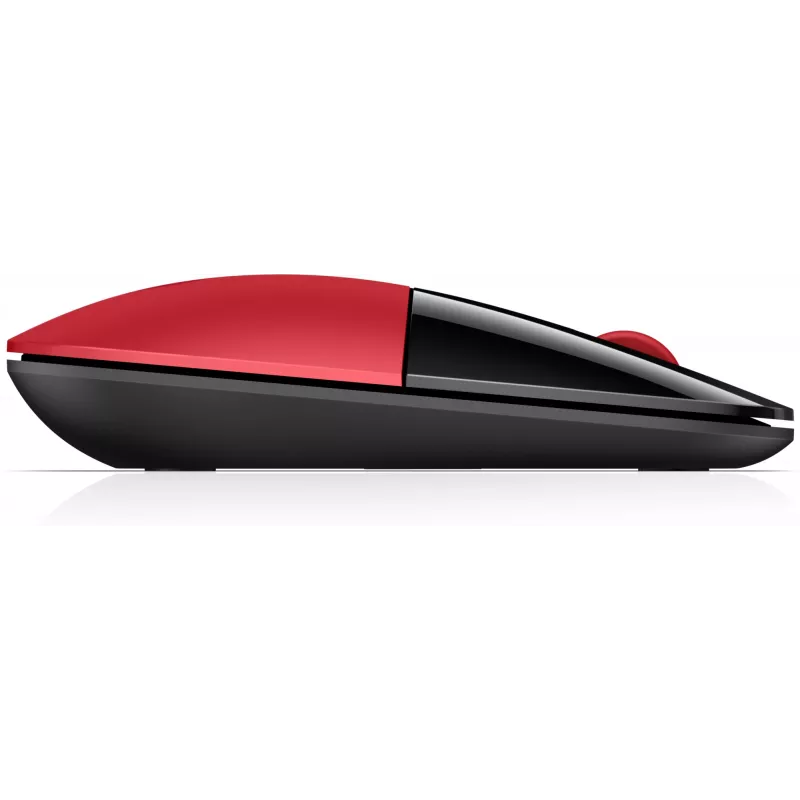 HP Z3700 Rote Wireless-Maus, beidhändig, Optisch, RF Wireless, 1200 DPI, Rot