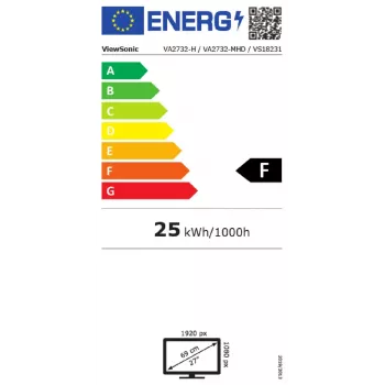 Viewsonic VA2732-h Computermonitor 68,6 cm (27 Zoll) 1920 x 1080 Pixel Full HD LED Schwarz