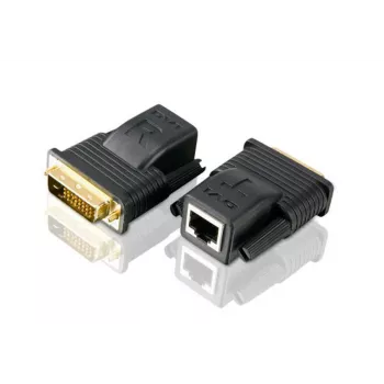 ATEN Mini DVI über Cat5e/6 Video-Extender (20 m), 1920 x 1080 Pixel, AV-Sender & -Empfänger, 20 m, Kabelgebunden, Schwarz, HDCP