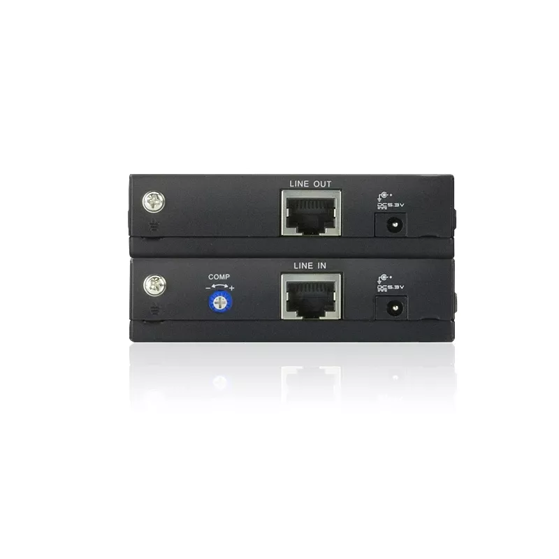 ATEN VGA Over Cat5e/6 Video Extender 150meter, 1920 x 1200 pixels, AV-Sender & -Empfänger, 150 m, Kabelgebunden, Schwarz