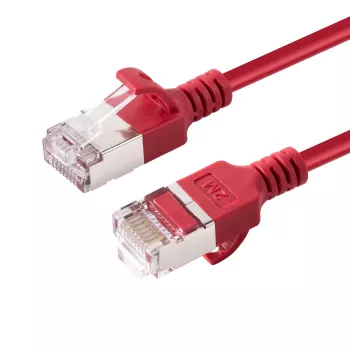Microconnect V-FTP6A01R-schlank Netzwerkkabel Rot 1 m Cat6a U/FTP (STP)
