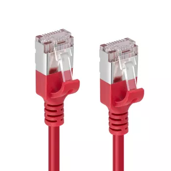 Microconnect V-FTP6A01R-schlank Netzwerkkabel Rot 1 m Cat6a U/FTP (STP)