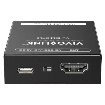 Vivolink VLHDMICTL2 EDID-Emulator 3840x2160 18 Gbit/s Schwarz