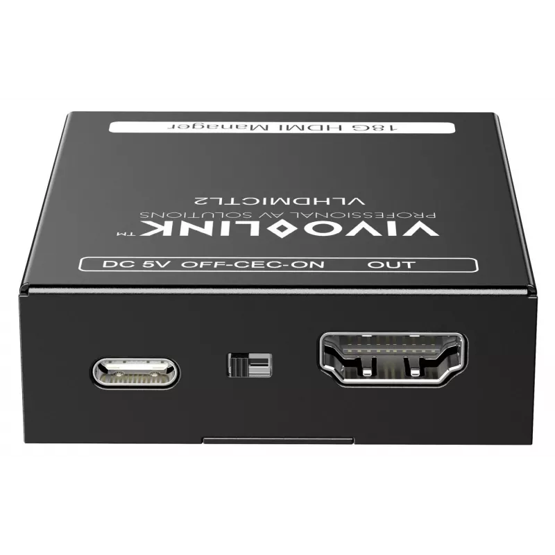 Vivolink VLHDMICTL2 EDID-Emulator 3840x2160 18 Gbit/s Schwarz