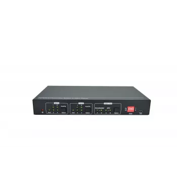 Vivolink VLHDMIMAT4X2RS Matrix-Umschalter Skalierungs-Matrix-Umschalter 7,5 W
