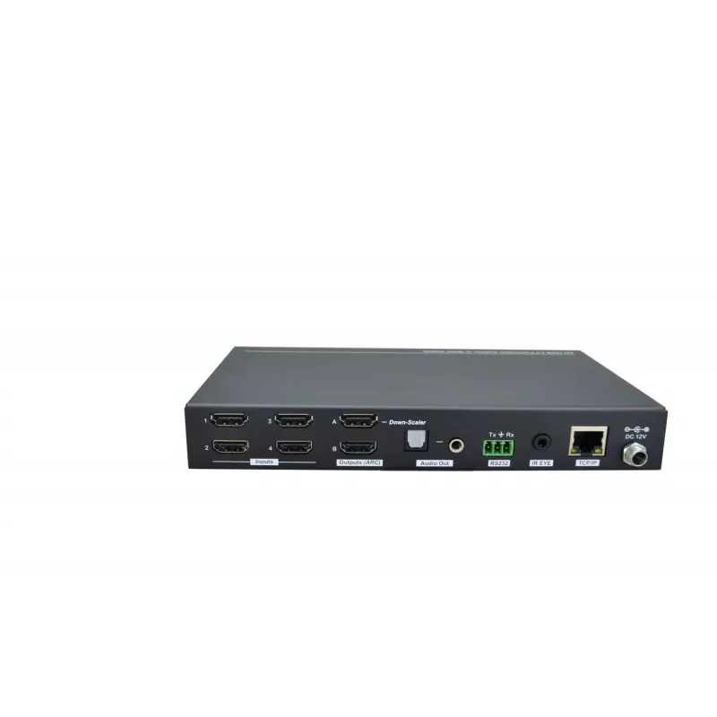 Vivolink VLHDMIMAT4X2RS Matrix-Umschalter Skalierungs-Matrix-Umschalter 7,5 W