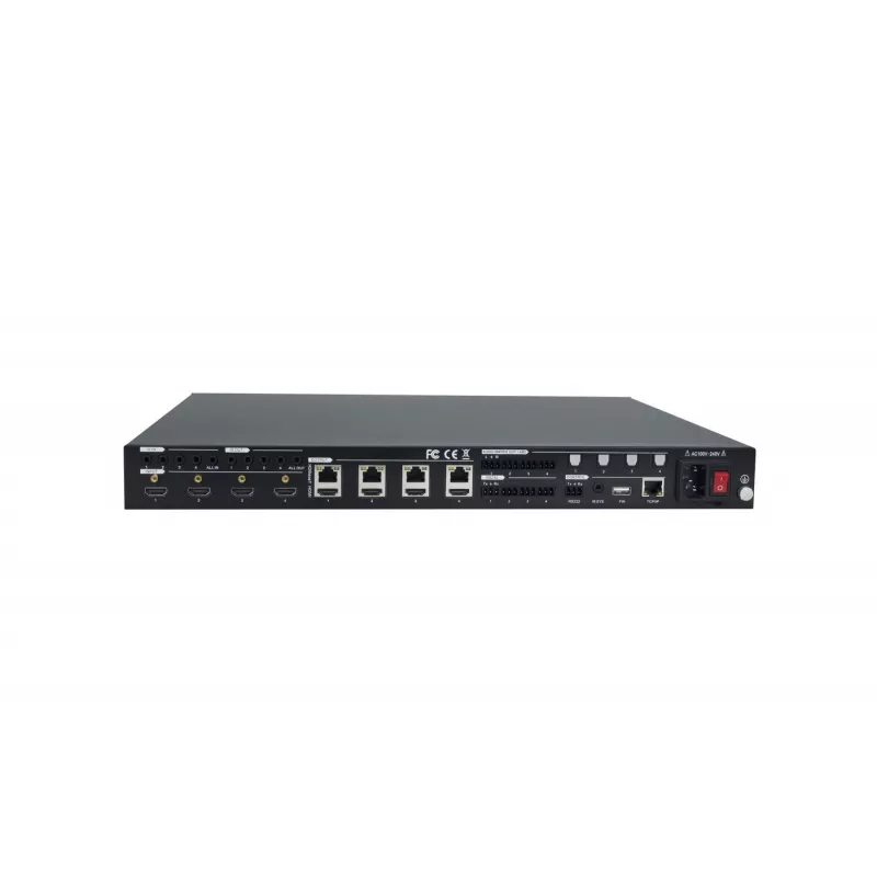 Vivolink VLHDMIMAT4X444 Matrix-Switcher AV-Matrix-Switcher Eingebaute Anzeige 65 W