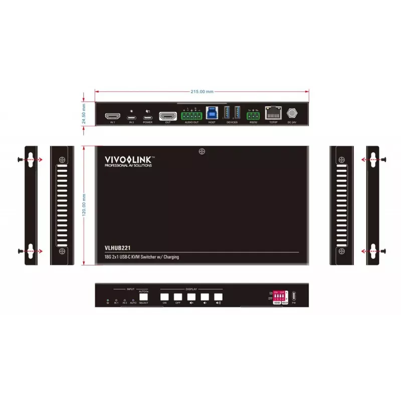 Vivolink VLHUB221 USB-Grafikadapter