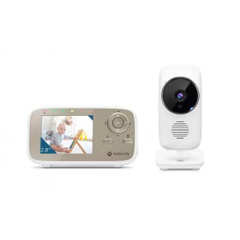 Motorola VM483 Video-Babyphone 300 m FHSS Gold, Weiß