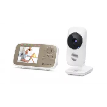 Motorola VM483 Video-Babyphone 300 m FHSS Gold, Weiß