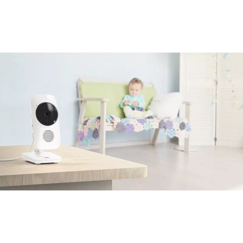 Motorola VM483 Video-Babyphone 300 m FHSS Gold, Weiß