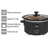 Slow Cooker Tristar VS-3915 3,5L Schwarz Drehregler 180W