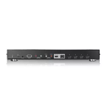 ATEN 4-Port Dual View HDMI Switch, HDMI, Metall, Schwarz, 15 m, 480p, 720p, 1080i, 1080p, 6,75 Gbit/s