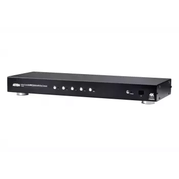 ATEN 4-Port True 4K HDMI Switch mit Dual, HDMI, Metall, Schwarz, 60 Hz, 3 m, 3840 x 2160, 4096 x 2160