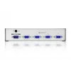ATEN 4-Port VGA Video Splitter (350 MHz), VGA, 4x VGA, 1920 x 1440 Pixel, Silber, Metall, 30 m