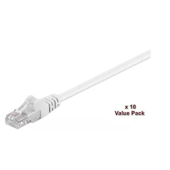 Microconnect V-UTP501WVP Netzwerkkabel Weiß 1 m Cat5e U/UTP (UTP)