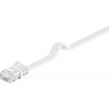 Microconnect V-UTP6005W-FLAT Netzwerkkabel Weiß 0,5 m Cat6 U/UTP (UTP)