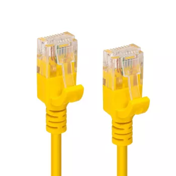 Microconnect V-UTP6A005Y-schlank Netzwerkkabel Gelb 0,5 m Cat6a U/UTP (UTP)