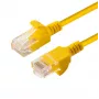Microconnect V-UTP6A01Y-schlank Netzwerkkabel Gelb 1 m Cat6a U/UTP (UTP)