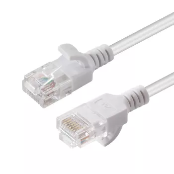 Microconnect V-UTP6A03W-schlank Netzwerkkabel Weiß 3 m Cat6a U/UTP (UTP)