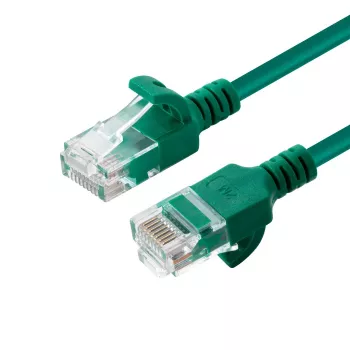 Microconnect V-UTP6A05G-schlank Netzwerkkabel Grün 5 m Cat6a U/UTP (UTP)