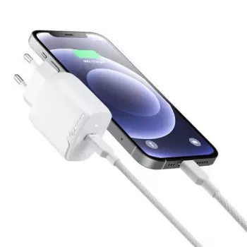 Indoor-Ladegerät ALOGIC WC1X20-EU Smartphone 100-240V USB-C Weiß