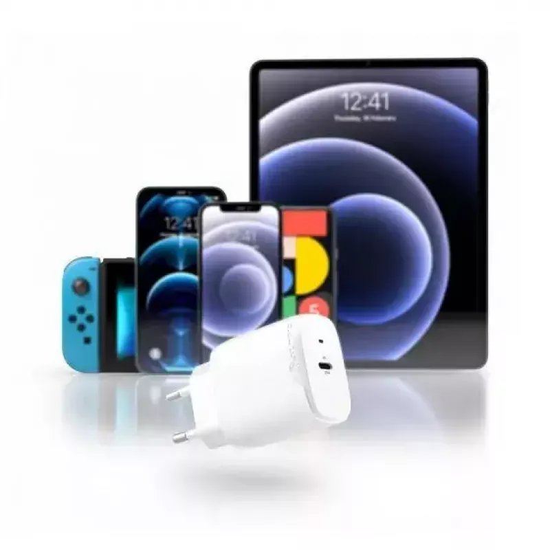 Indoor-Ladegerät ALOGIC WC1X20-EU Smartphone 100-240V USB-C Weiß
