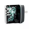 Indoor-Ladegerät ALOGIC 3X67 67W Multi-Country GaN-Ladegerät 2 USB Typ-C