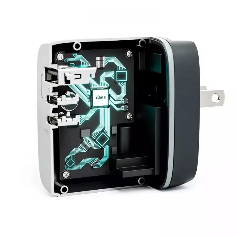 Indoor-Ladegerät ALOGIC 3X67 67W Multi-Country GaN-Ladegerät 2 USB Typ-C