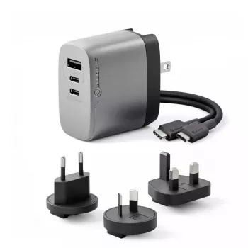Indoor-Ladegerät ALOGIC 3X67 67W Multi-Country GaN-Ladegerät 2 USB Typ-C