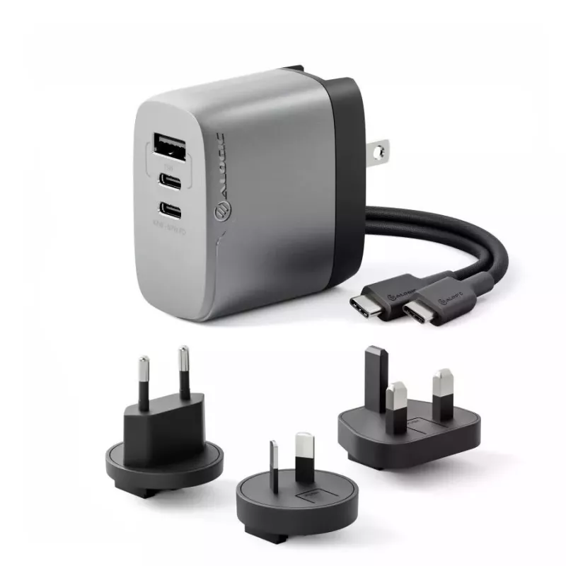 Indoor-Ladegerät ALOGIC 3X67 67W Multi-Country GaN-Ladegerät 2 USB Typ-C